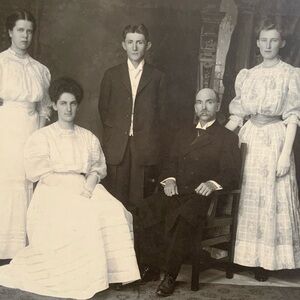 Vintage Black&White Family Portrait